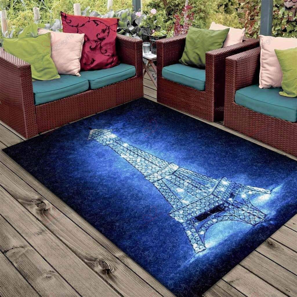 Blue Eiffel Tower Rug Sport Decor Gift Floor Decor Living Room Carpet Rug Area Rug - bc278b788907 Blue Eiffel Tower Rug Sport Decor Gift Floor Decor Living Room Carpet Rug Area Rug - bc278b788907