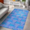 Blue Elephant Mandala Rug Sport Decor Gift Floor Decor Living Room Carpet Rug Area Rug - 730add1f85fa