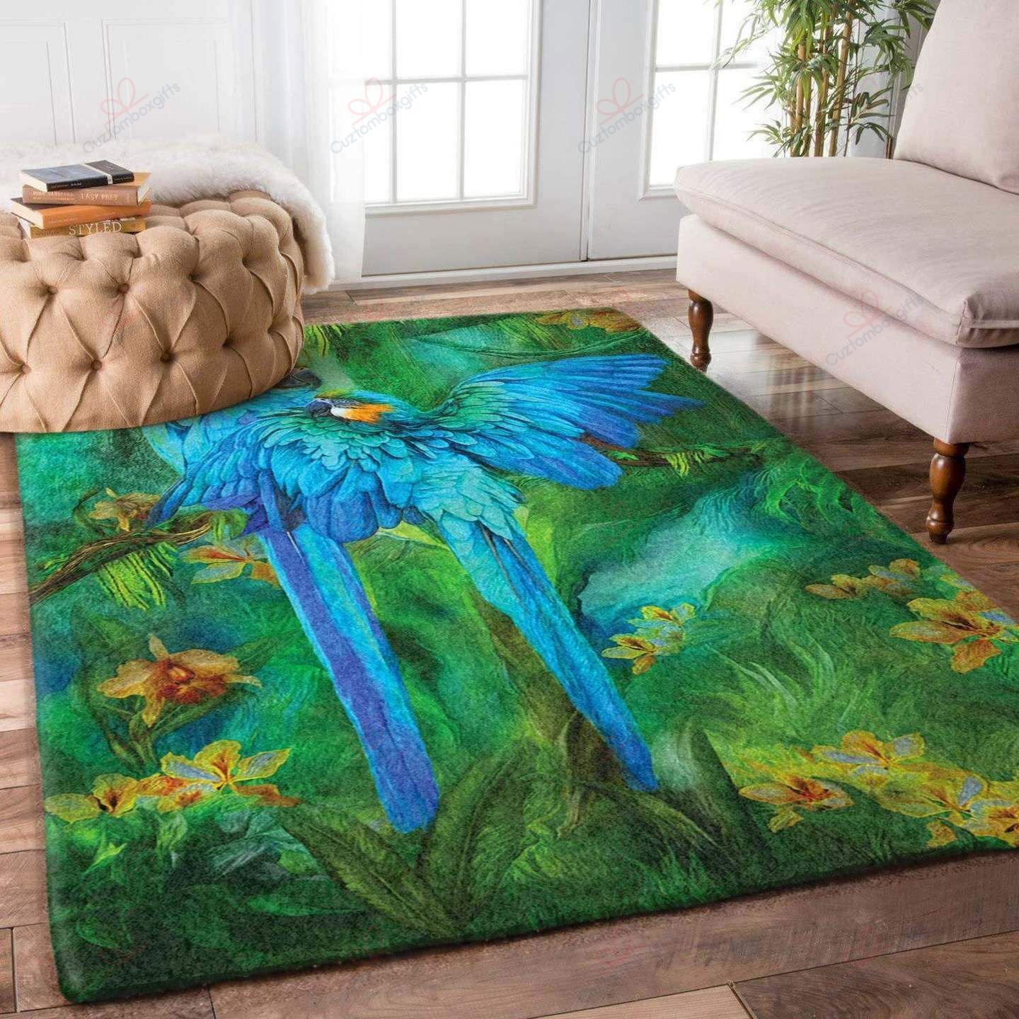 Blue Green Parrot Rug Sport Decor Gift Floor Decor Living Room Carpet Rug Area Rug - 63e268307f71 Blue Green Parrot Rug Sport Decor Gift Floor Decor Living Room Carpet Rug Area Rug - 63e268307f71