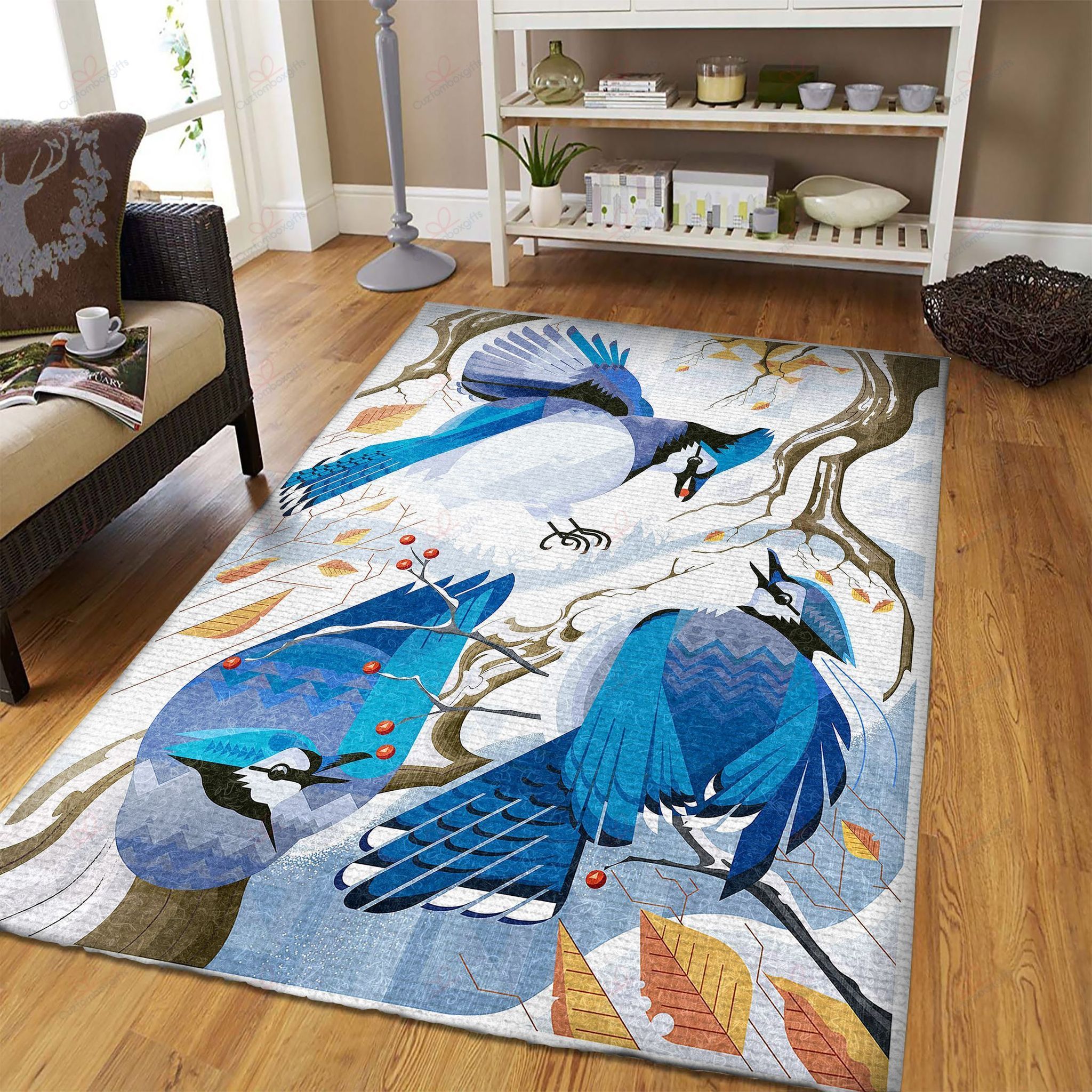 Blue Jays Bird In Snow Rug Sport Decor Gift Floor Decor Living Room Carpet Rug Area Rug - 868272de89c8 Blue Jays Bird In Snow Rug Sport Decor Gift Floor Decor Living Room Carpet Rug Area Rug - 868272de89c8