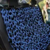 Blue Leopard Pattern Print Car Back Seat Cover Dog Car Seat Covers - cf4ad752a594