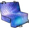 Blue Light Nebula Galaxy Space Print Pet Car Back Seat Cover - f83425cb6da3