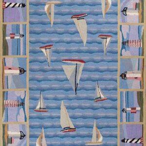 Blue Lighthouses Rug Sport Decor Gift Floor Decor Living Room Carpet Rug Area Rug - 16a3a82d0665