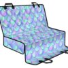 Blue Mermaid Scales Pattern Print Pet Car Back Seat Cover - 959cd79ead5f