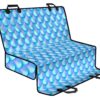 Blue Neon Mermaid Scales Pattern Print Pet Car Back Seat Cover - 48f3612728ac