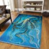 Blue Octopus Rug Sport Decor Gift Floor Decor Living Room Carpet Rug Area Rug - f79090bebdb6