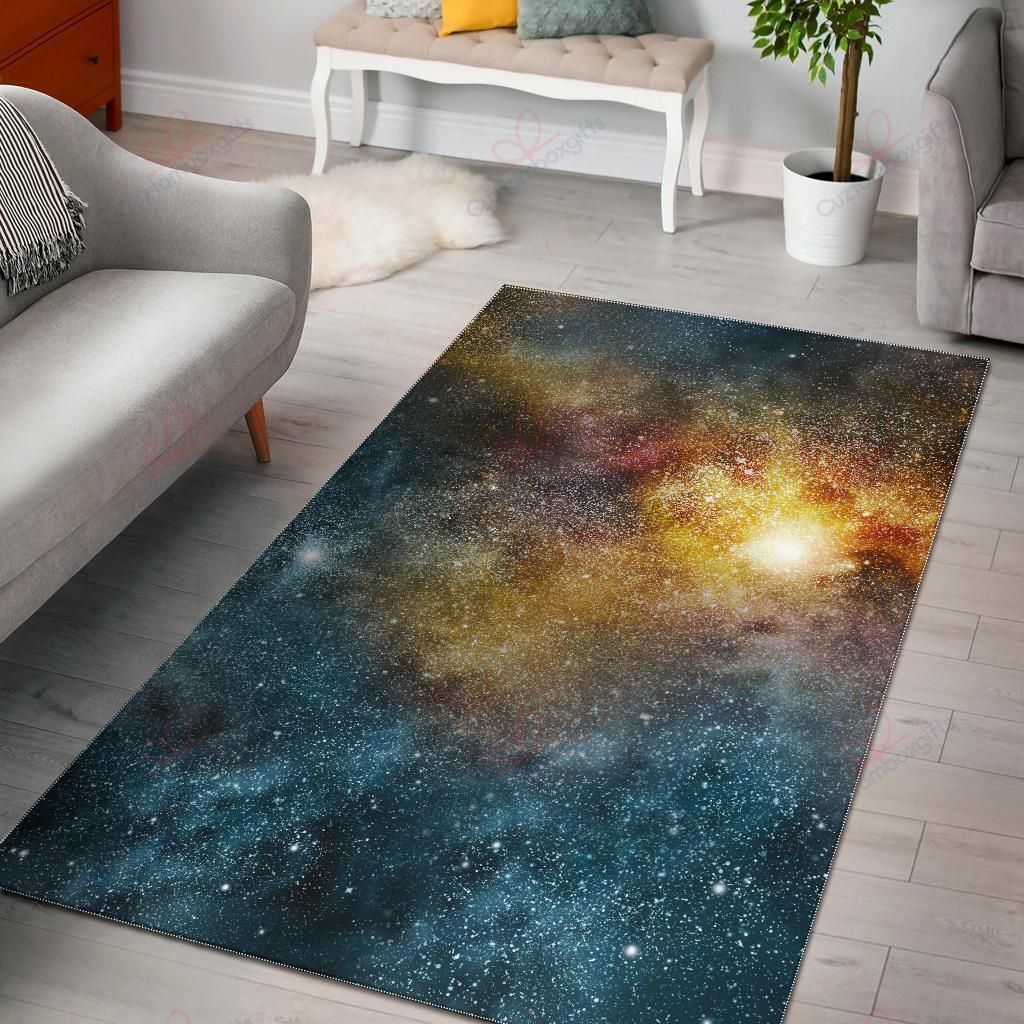 Blue Orange Stardust Galaxy Space Rug Sport Decor Gift Floor Decor Living Room Carpet Rug Area Rug - 80eb739461b5 Blue Orange Stardust Galaxy Space Rug Sport Decor Gift Floor Decor Living Room Carpet Rug Area Rug - 80eb739461b5