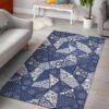 Blue Patchwork Pattern Rug Sport Decor Gift Floor Decor Living Room Carpet Rug Area Rug - de9fd255d3be