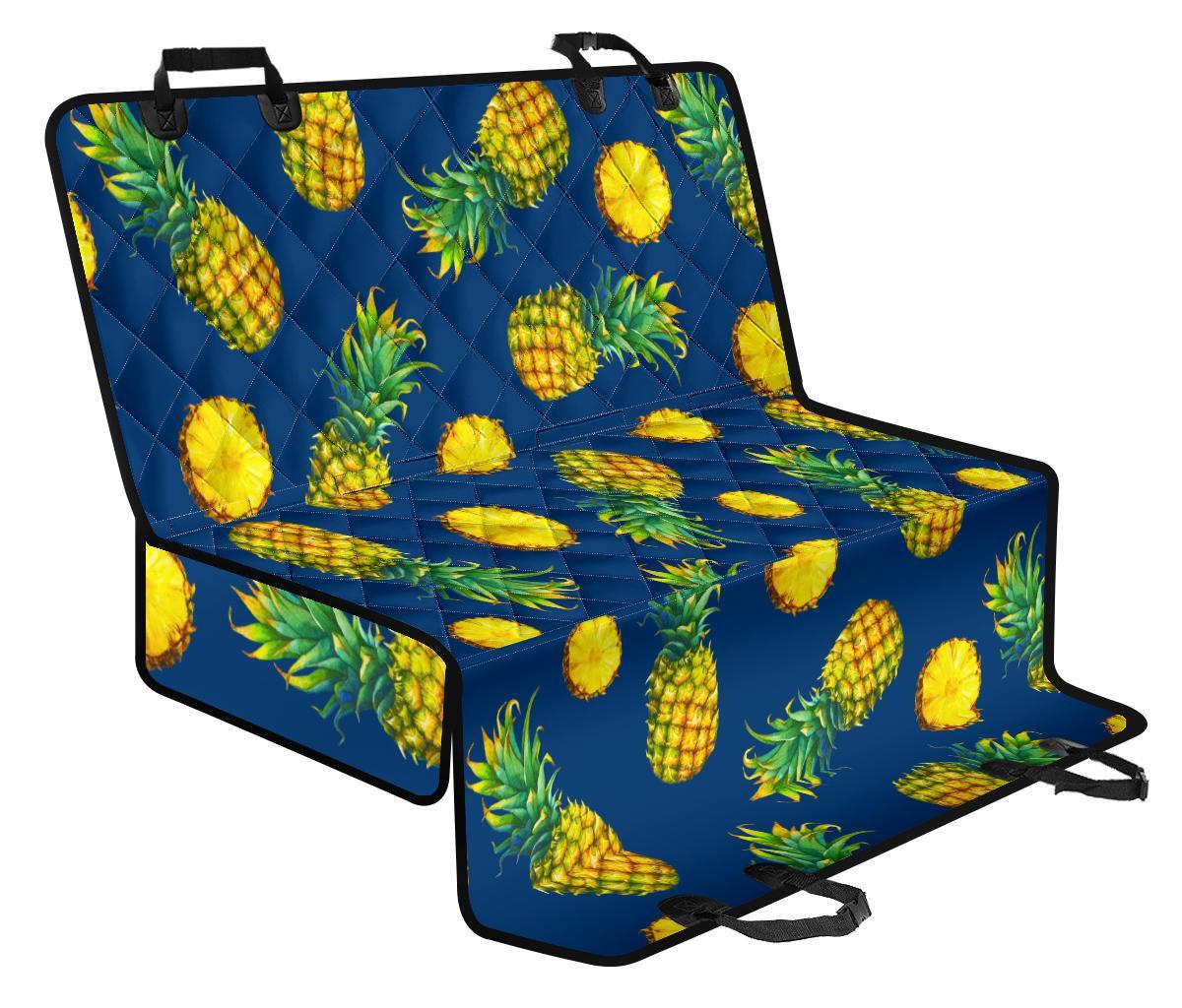 Blue Pineapple Pattern Print Pet Car Back Seat Cover - 1eb5b7db9f0c Blue Pineapple Pattern Print Pet Car Back Seat Cover - 1eb5b7db9f0c