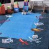 Blue Pirate Life Rug Sport Decor Gift Floor Decor Living Room Carpet Rug Area Rug - de003e8ae621