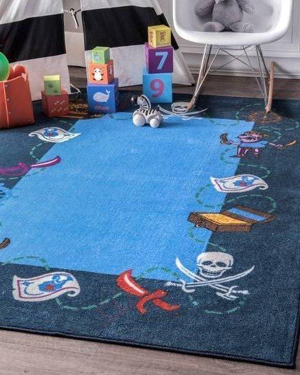 Blue Pirate Life Rug Sport Decor Gift Floor Decor Living Room Carpet Rug Area Rug - de003e8ae621 Blue Pirate Life Rug Sport Decor Gift Floor Decor Living Room Carpet Rug Area Rug - de003e8ae621