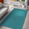 Blue Polkadots Rug Sport Decor Gift Floor Decor Living Room Carpet Rug Area Rug - 96ca8645e5a3