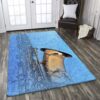 Blue Saxophone Rug Sport Decor Gift Floor Decor Living Room Carpet Rug Area Rug - a456cdf0f15f