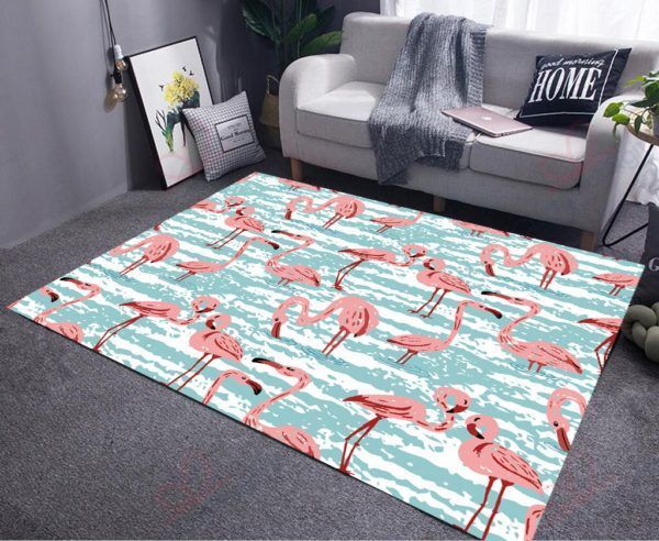 Blue Sea Pink Flamingo 2 Rug Sport Decor Gift Floor Decor Living Room Carpet Rug Area Rug - c730932a5ccc Blue Sea Pink Flamingo 2 Rug Sport Decor Gift Floor Decor Living Room Carpet Rug Area Rug - c730932a5ccc