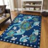 Blue Sea Turtle Rug Sport Decor Gift Floor Decor Living Room Carpet Rug Area Rug - 2c2073df1b40