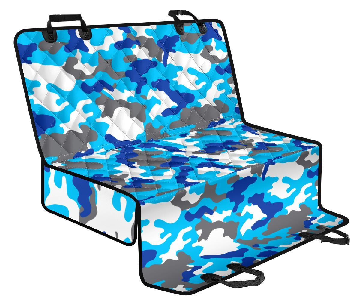 Blue Snow Camouflage Print Pet Car Back Seat Cover - 4c127190a0db Blue Snow Camouflage Print Pet Car Back Seat Cover - 4c127190a0db