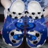 Blue Soccer Shoes Clog – Funny Sport Crocs Clog Crocbland Clog Birthday Gift For Man Boy