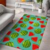 Blue Summer Watermelon Pattern Rug Sport Decor Gift Floor Decor Living Room Carpet Rug Area Rug - 3454d98b641e