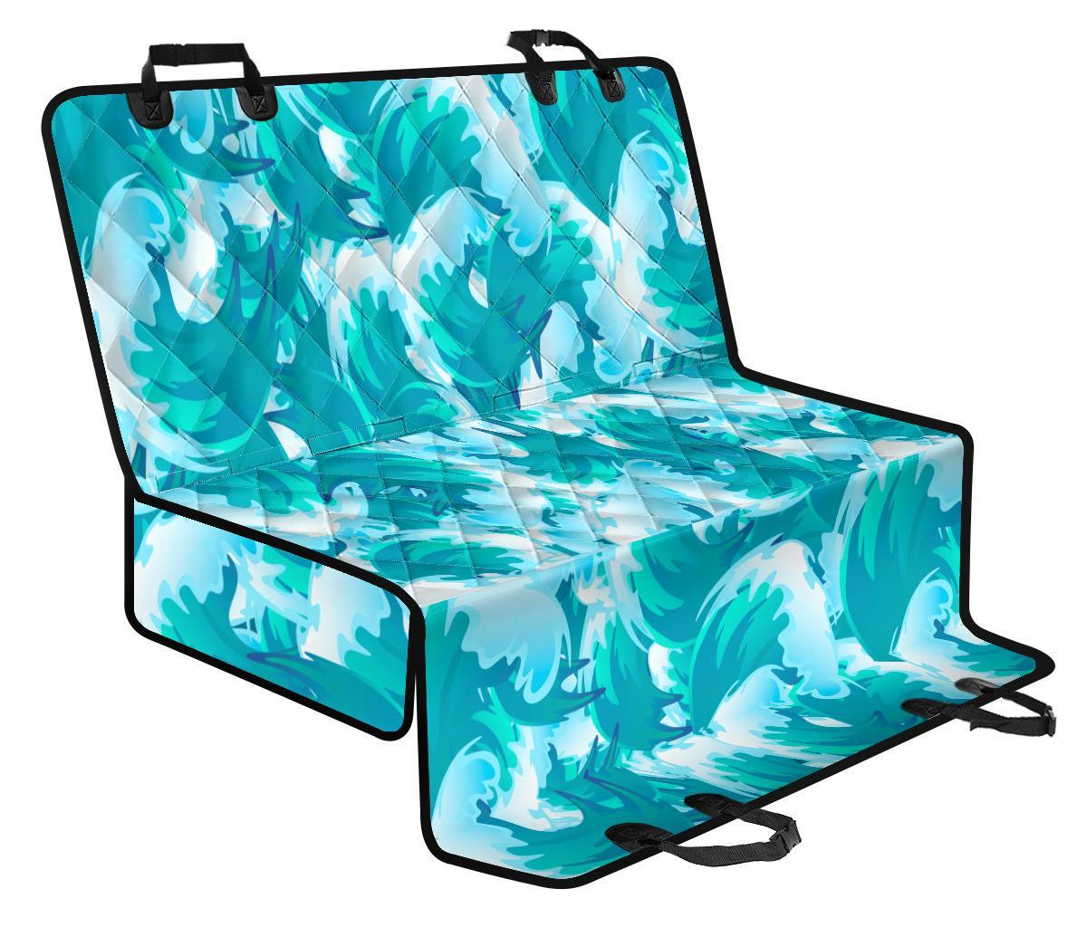 Blue Surfing Wave Pattern Print Pet Car Back Seat Cover - 1ad4bd63c64e Blue Surfing Wave Pattern Print Pet Car Back Seat Cover - 1ad4bd63c64e