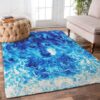 Blue Wolf Fantasy Rug Sport Decor Gift Floor Decor Living Room Carpet Rug Area Rug - d700e3cb969a