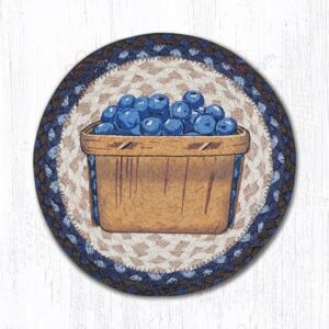 Blueberry Box Round Carpet Floor Rug Living Room Bedroom Decor Round Area Rug Carpet