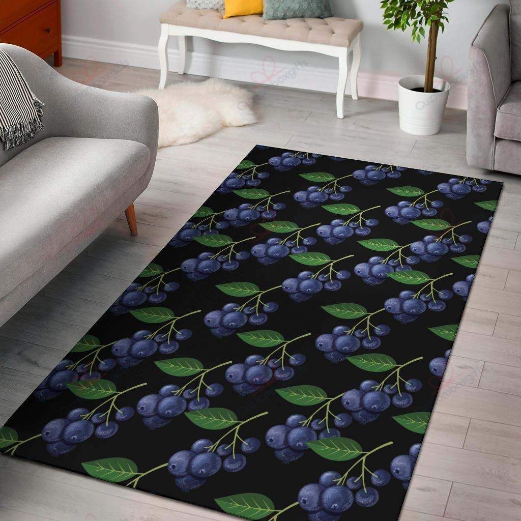 Blueberry Pattern 1 Rug Sport Decor Gift Floor Decor Living Room Carpet Rug Area Rug - aab9b0d05f4e Blueberry Pattern 1 Rug Sport Decor Gift Floor Decor Living Room Carpet Rug Area Rug - aab9b0d05f4e