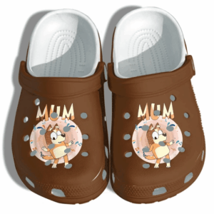 Bluey Dog Mum Shoes Crocs Clog Gift Mothers Day – Dog Mum Clog Shoes Gifts For Wife Mom