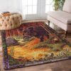 Boar In The Forest Rug Sport Decor Gift Floor Decor Living Room Carpet Rug Area Rug - 10cdd99a0f44