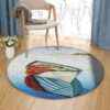Boat Round Carpet Floor Rug Living Room Bedroom Decor Round Area Rug Carpet