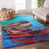 Boat Painting Rug Sport Decor Gift Floor Decor Living Room Carpet Rug Area Rug - 21cb1f3c29bc