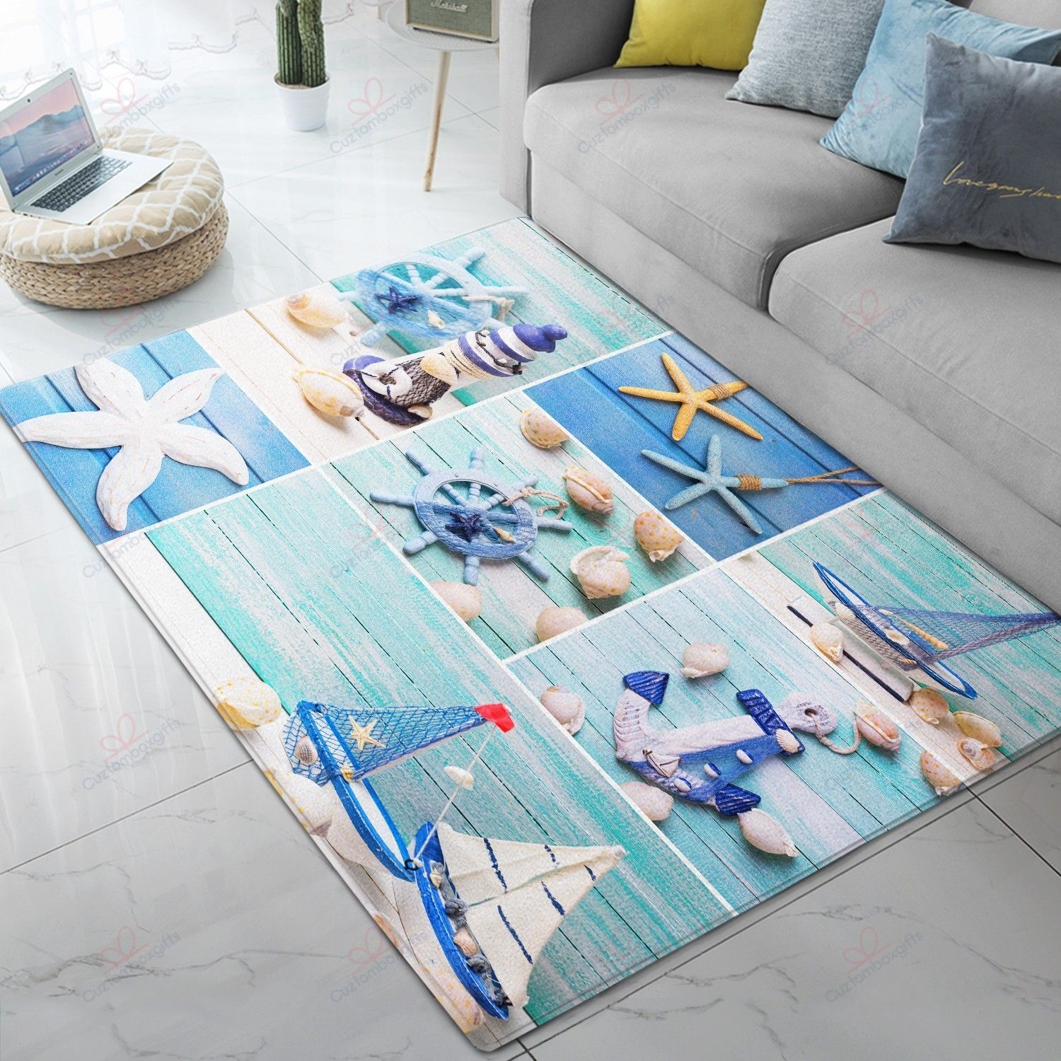 Boat Starfish Rug Sport Decor Gift Floor Decor Living Room Carpet Rug Area Rug - 50874caebb2d Boat Starfish Rug Sport Decor Gift Floor Decor Living Room Carpet Rug Area Rug - 50874caebb2d