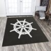 Boat Steering Wheel 1 Rug Sport Decor Gift Floor Decor Living Room Carpet Rug Area Rug - a2064dfcb893