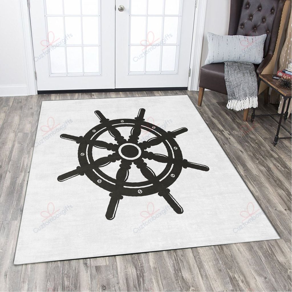 Boat Steering Wheel Rug Sport Decor Gift Floor Decor Living Room Carpet Rug Area Rug - 52dc8548f3b6 Boat Steering Wheel Rug Sport Decor Gift Floor Decor Living Room Carpet Rug Area Rug - 52dc8548f3b6