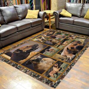Boerboel Life Rug Sport Decor Gift Floor Decor Living Room Carpet Rug Area Rug - 89f0eddcd8da