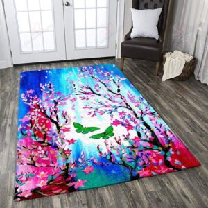 Bohemian Colorful Flower Rug Sport Decor Gift Floor Decor Living Room Carpet Rug Area Rug - 1a061e0df1b6