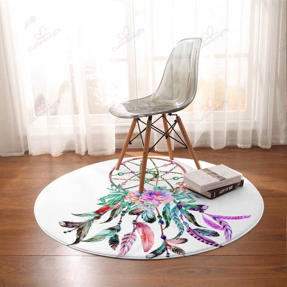 Bohemian Dreamcatcher Round Carpet Floor Rug Living Room Bedroom Decor Round Area Rug Carpet Bohemian Dreamcatcher Round Carpet Floor Rug Living Room Bedroom Decor Round Area Rug Carpet