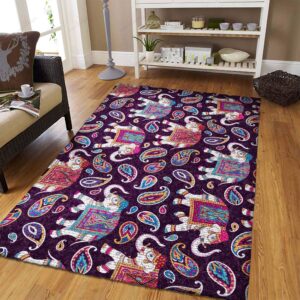 Bohemian Elephant 3 Rug Sport Decor Gift Floor Decor Living Room Carpet Rug Area Rug - 425921e9d0ce