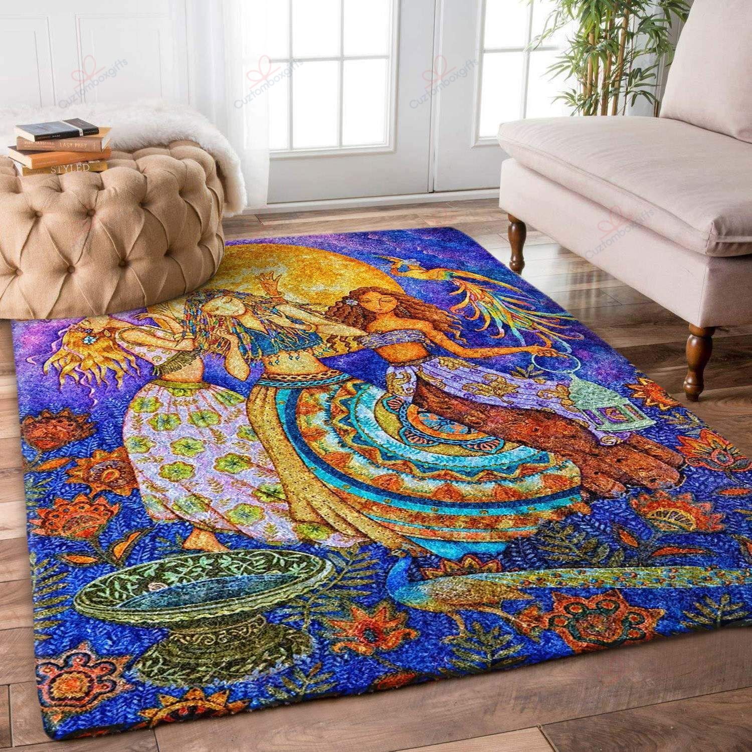 Bohemian Girl Rug Sport Decor Gift Floor Decor Living Room Carpet Rug Area Rug - 1c01fb06763c Bohemian Girl Rug Sport Decor Gift Floor Decor Living Room Carpet Rug Area Rug - 1c01fb06763c