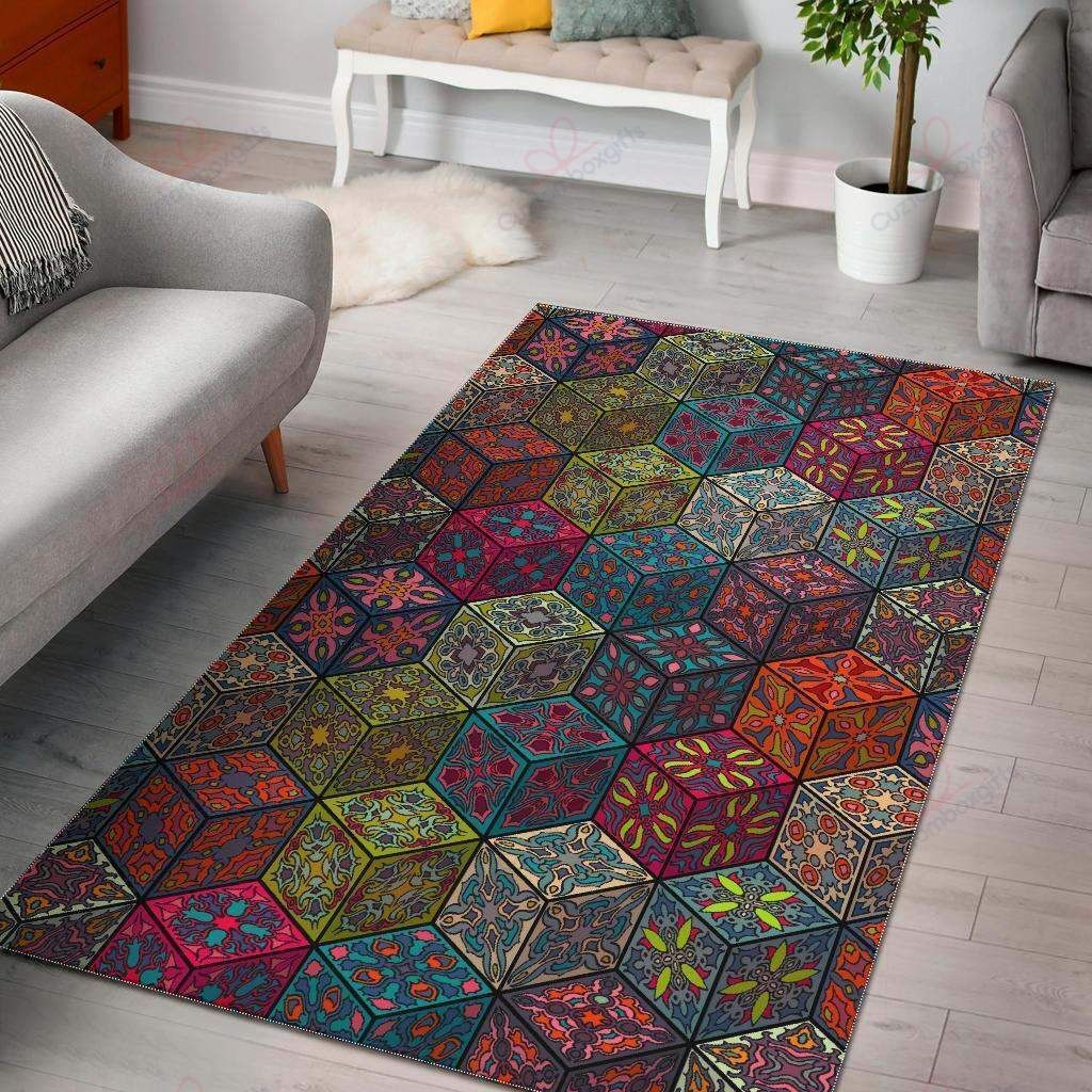 Bohemian Indian Box Rug Sport Decor Gift Floor Decor Living Room Carpet Rug Area Rug - 877ae576adb8 Bohemian Indian Box Rug Sport Decor Gift Floor Decor Living Room Carpet Rug Area Rug - 877ae576adb8