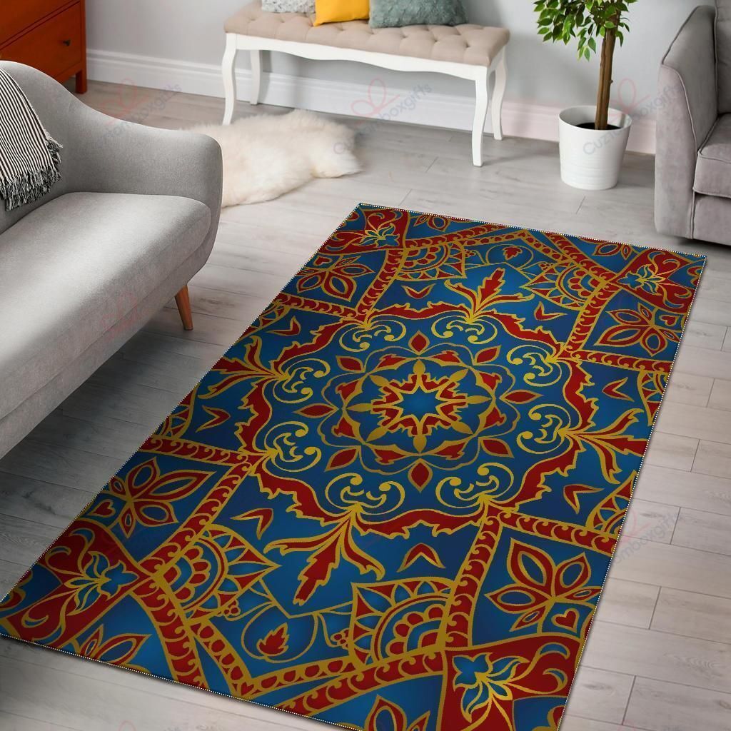 Bohemian Indian Mandala Pattern Rug Sport Decor Gift Floor Decor Living Room Carpet Rug Area Rug - db4c99938574 Bohemian Indian Mandala Pattern Rug Sport Decor Gift Floor Decor Living Room Carpet Rug Area Rug - db4c99938574