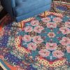 Bohemian Mandala Ethnic India Style Round Carpet Floor Rug Living Room Bedroom Decor Round Area Rug Carpet