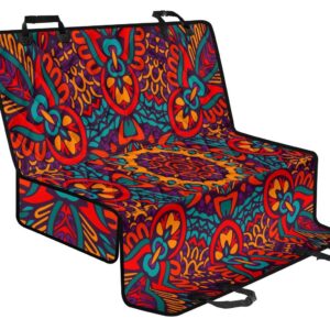 Bohemian Native Mandala Pattern Print Pet Car Back Seat Cover - 66b07d09e60d