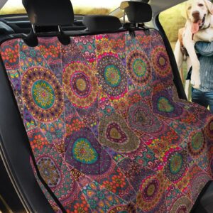 Bohemian Patchwork Pattern Car Back Seat Cover Dog Car Seat Covers - 1730d5d19458