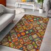 Bohemian Patchwork Pattern Rug Sport Decor Gift Floor Decor Living Room Carpet Rug Area Rug - 107118ab787e