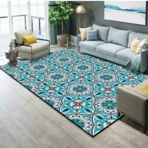 Bohemian Pattern 9 Rug Sport Decor Gift Floor Decor Living Room Carpet Rug Area Rug - 8b744a2c8d4d