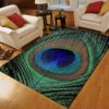 Bohemian Peacock Rug Sport Decor Gift Floor Decor Living Room Carpet Rug Area Rug - 23e26dd90afe