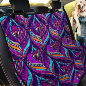 Bohemian Purple Pattern Car Back Seat Cover Dog Car Seat Covers - ffe2a00b8ea3