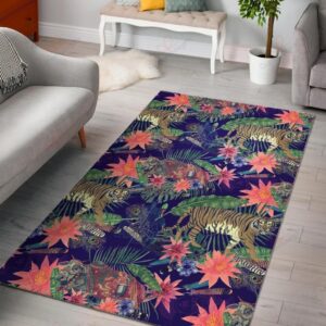 Bohemian Tiger Pattern Rug Sport Decor Gift Floor Decor Living Room Carpet Rug Area Rug - 1d10d7e6bfb2