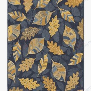 Boho Aurelia Navy Gold Rug Sport Decor Gift Floor Decor Living Room Carpet Rug Area Rug - 0568ee321e60
