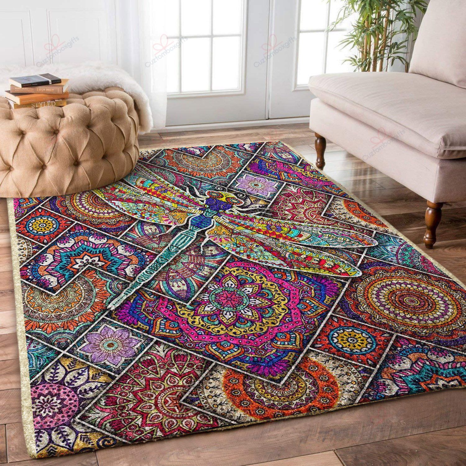 Boho Dragonfly Rug Sport Decor Gift Floor Decor Living Room Carpet Rug Area Rug - b68ed8eeec8b Boho Dragonfly Rug Sport Decor Gift Floor Decor Living Room Carpet Rug Area Rug - b68ed8eeec8b